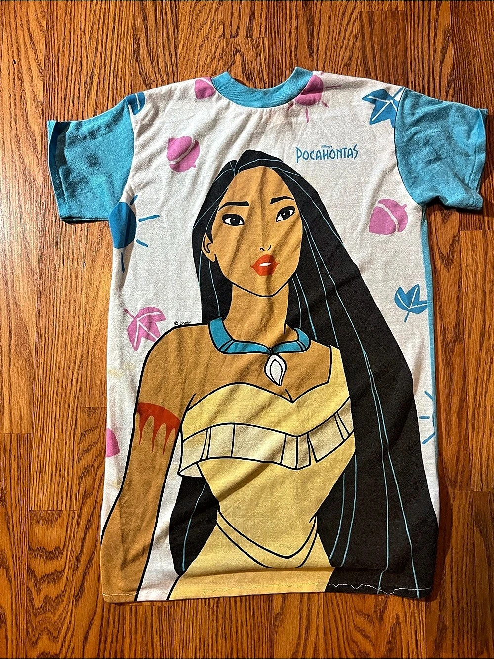 Vintage Disney Pocahontas nightgown size 10 (does have some staining on the back